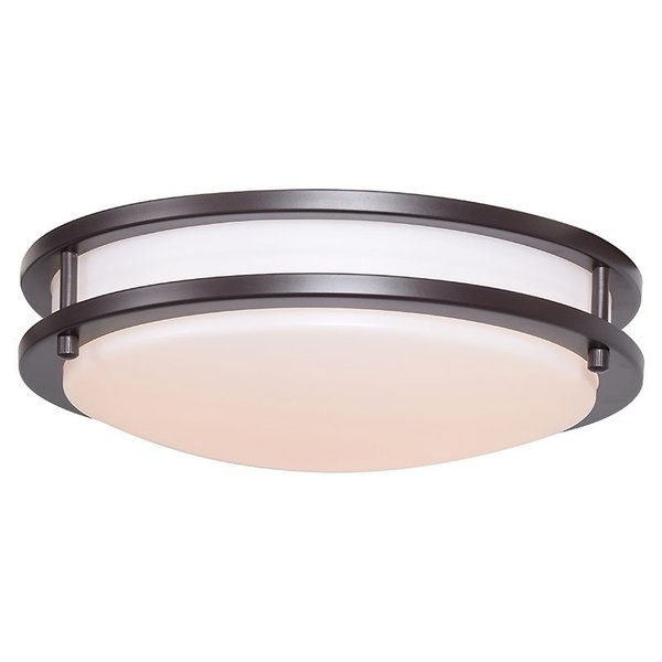 Access Lighting Solero, LED Flush Mount, Bronze Finish, Acrylic Lens Acrylic 20464LEDD-BRZ/ACR